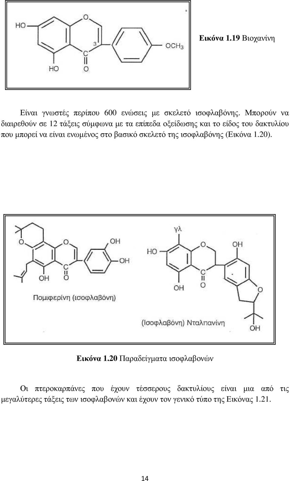 είναι ενωµένος στο βασικό σκελετό της ισοφλαβόνης (Εικόνα 1.20). Εικόνα 1.