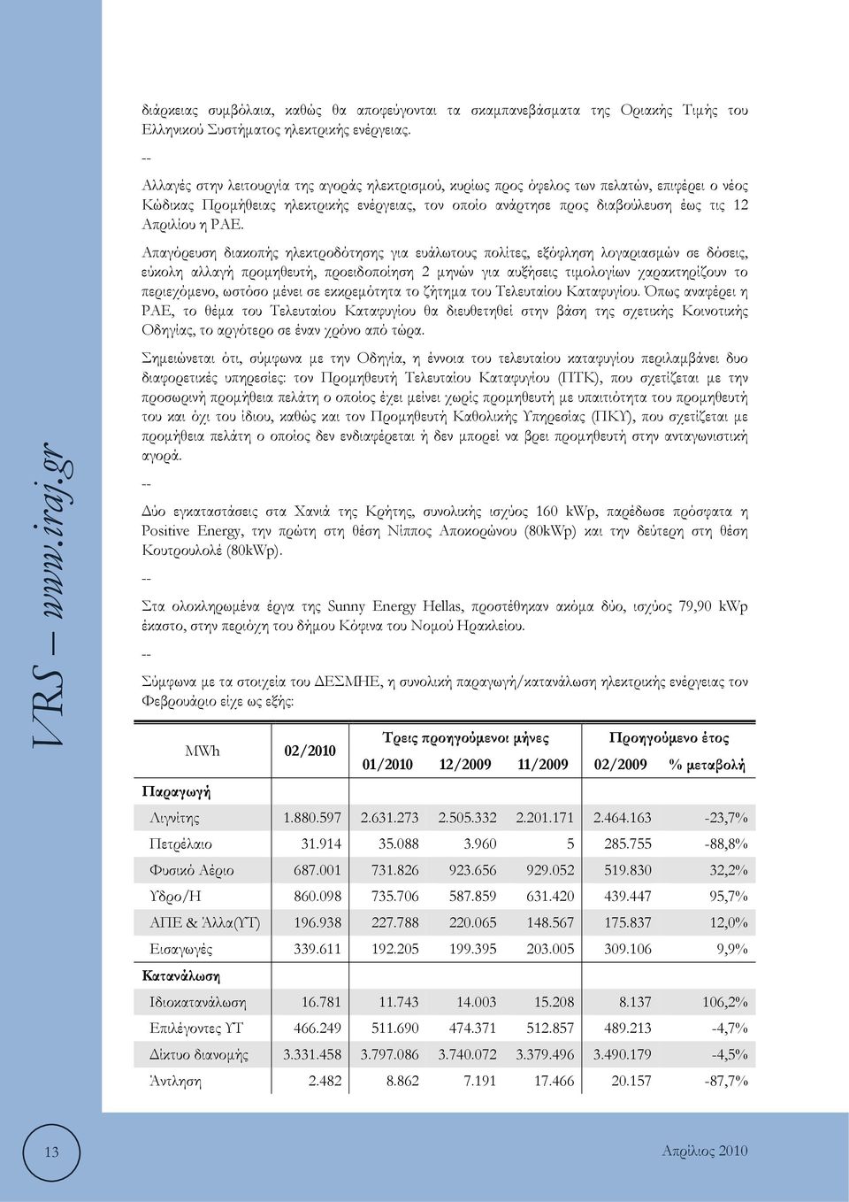 Απαγόρευση διακοπής ηλεκτροδότησης για ευάλωτους πολίτες, εξόφληση λογαριασμών σε δόσεις, εύκολη αλλαγή προμηθευτή, προειδοποίηση 2 μηνών για αυξήσεις τιμολογίων χαρακτηρίζουν το περιεχόμενο, ωστόσο