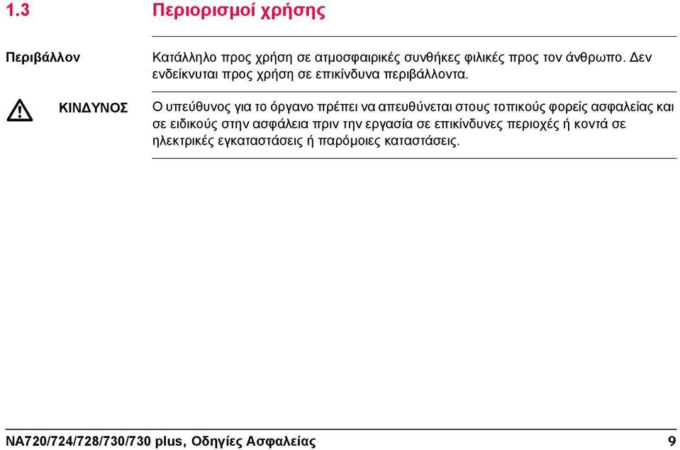 ΚΙΝ ΥΝΟΣ Ο υπεύθυνος για το όργανο πρέπει να απευθύνεται στους τοπικούς φορείς ασφαλείας και σε ειδικούς