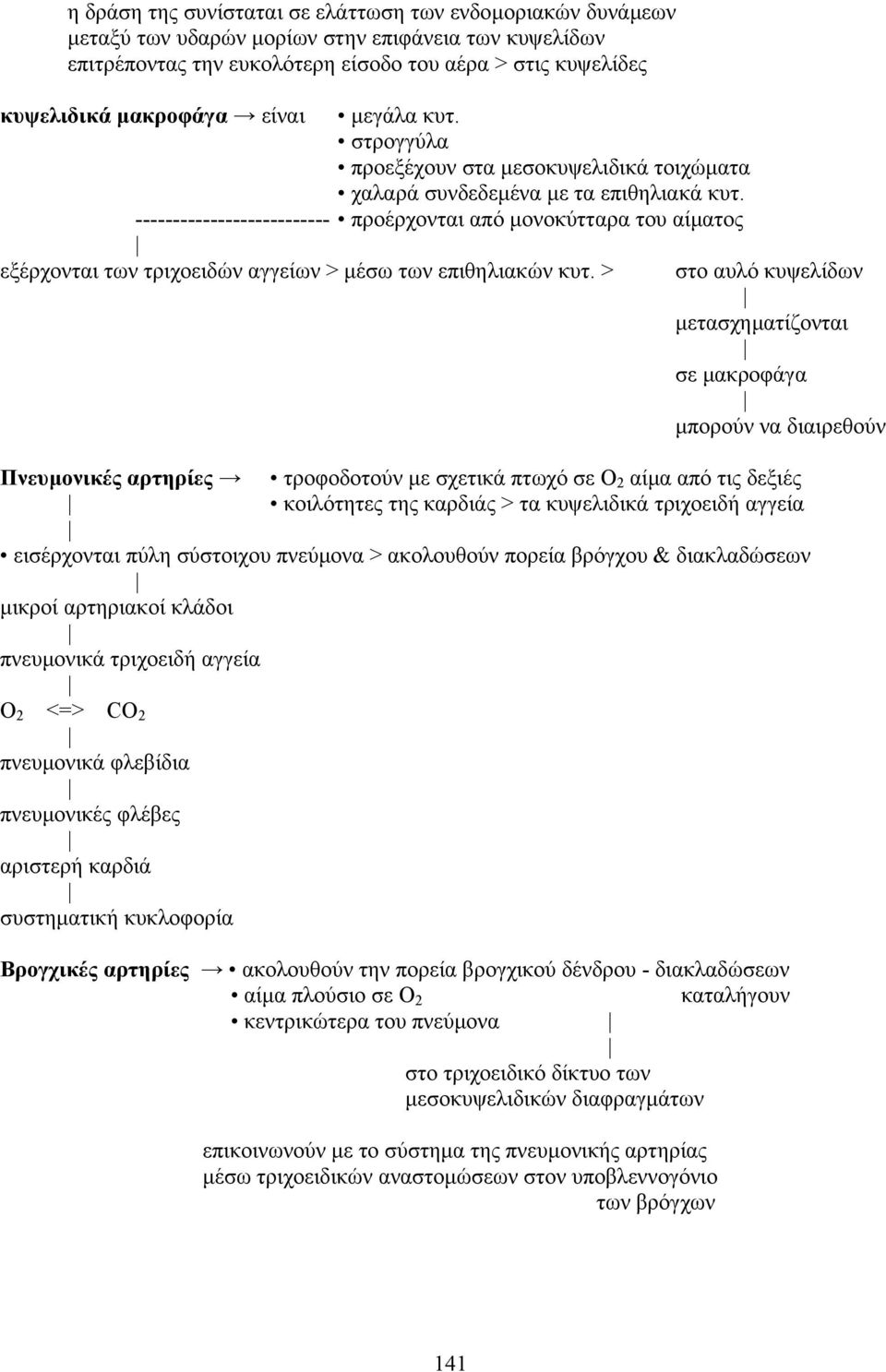 -------------------------- προέρχονται από µονοκύτταρα του αίµατος εξέρχονται των τριχοειδών αγγείων > µέσω των επιθηλιακών κυτ.