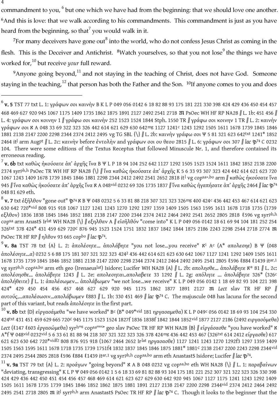 ⁷For many deceivers have gone out 8 into the world, who do not confess Jesus Christ as coming in the flesh. This is the Deceiver and Antichrist.