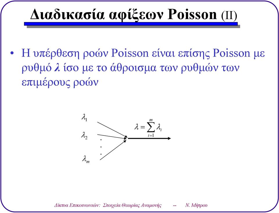 ίσο µετοάθοισµατωνυθµών των επιµέους οών 2.