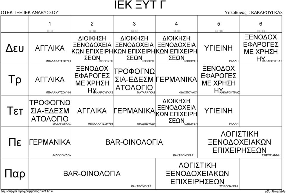 ΙΑ-ΕΔΕΜ ΑΤΟΛΟΓΙΟ ΜΑΤΑΡΑΓΑ BAR-ΟΙΝΟΛΟΓΙΑ ΑΑΡΟΥΓΑ ΔΙΟΙΗΗ Α ΩΝ ΕΠΙΧΕΙΡΗ ΟΒΟΥΗ ΔΙΟΙΗΗ Α ΩΝ ΕΠΙΧΕΙΡΗ ΟΒΟΥΗ ΑΑΡΟΥΓΑ ΥΓΙΕΙΝΗ ΡΑΛΛΗ