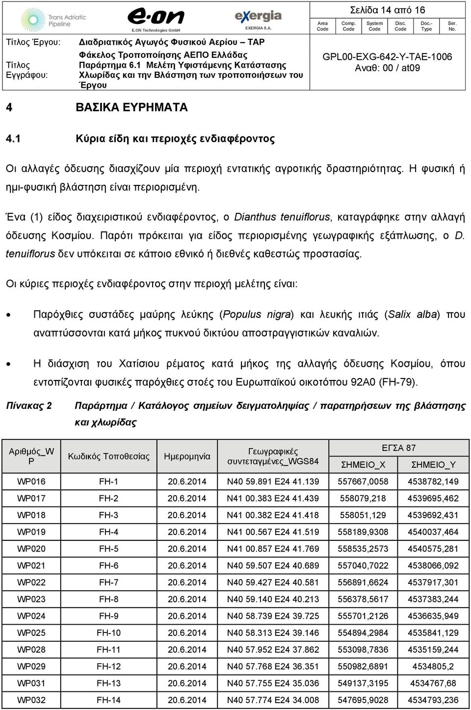 Παρότι πρόκειται για είδος περιορισμένης γεωγραφικής εξάπλωσης, ο D. tenuiflorus δεν υπόκειται σε κάποιο εθνικό ή διεθνές καθεστώς προστασίας.