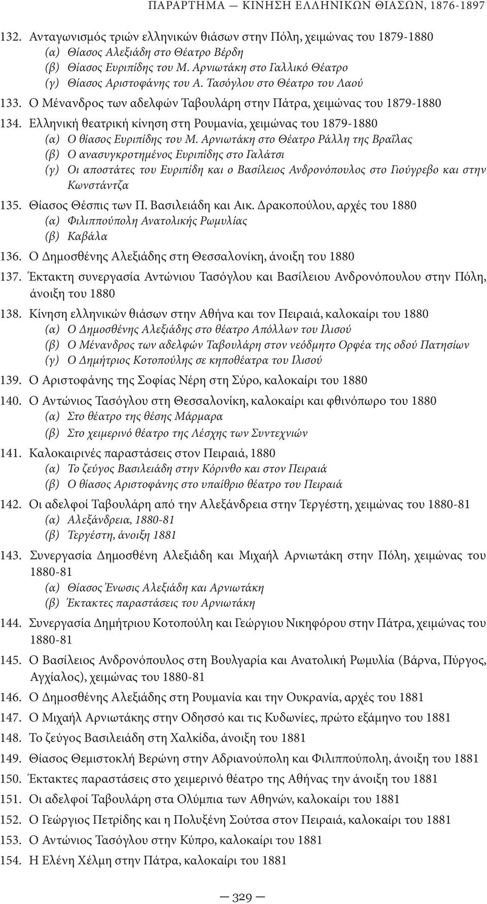 Ελληνική θεατρική κίνηση στη Ρουμανία, χειμώνας του 1879-1880 (α) Ο θίασος Ευριπίδης του Μ.