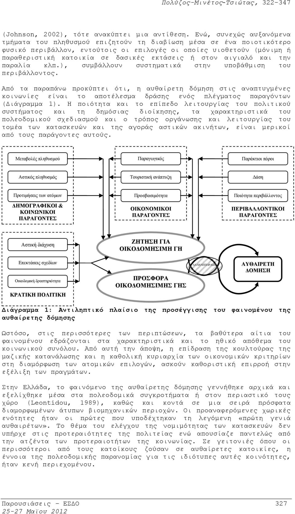 εκτάσεις ή στον αιγιαλό και την παραλία κλπ.), συμβάλλουν συστηματικά στην υποβάθμιση του περιβάλλοντος.