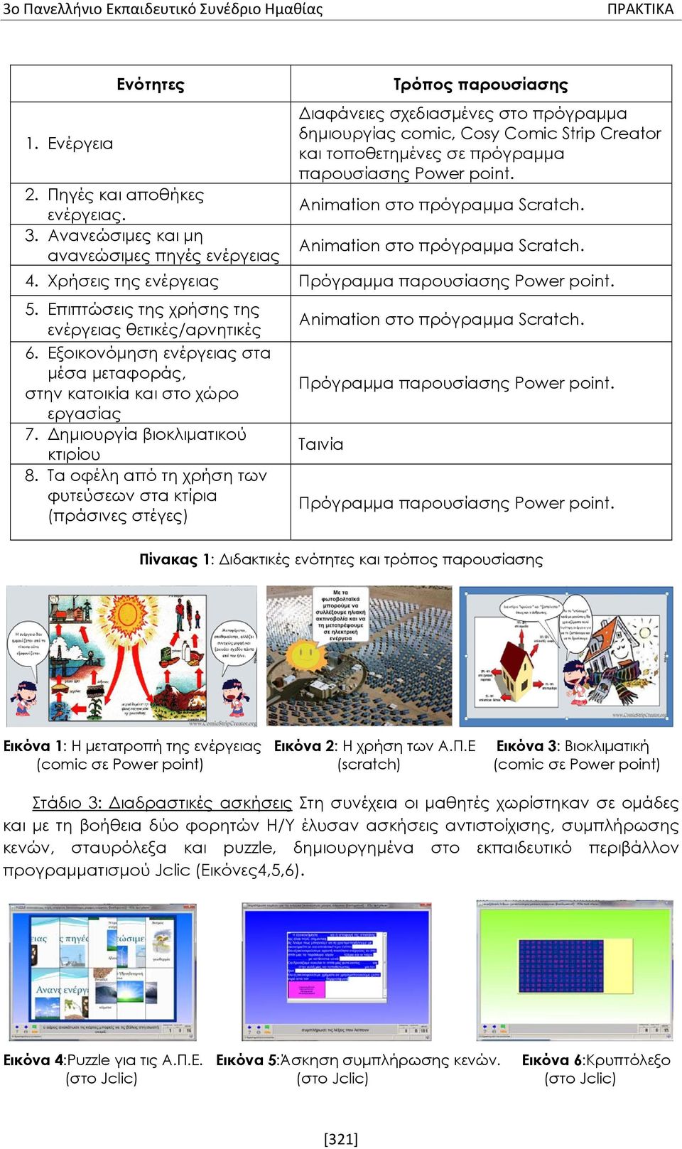 point. Animation στο πρόγραμμα Scratch. Animation στο πρόγραμμα Scratch. 4. Χρήσεις της ενέργειας Πρόγραμμα παρουσίασης Power point. 5. Επιπτώσεις της χρήσης της ενέργειας θετικές/αρνητικές 6.