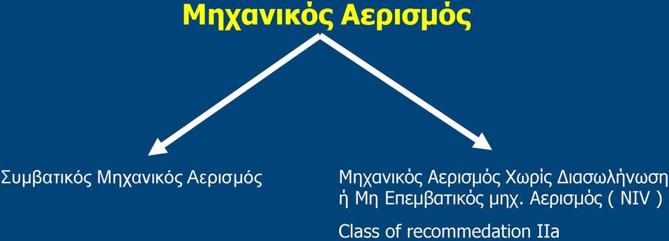 Χωρίς Διασωλήνωση ή Μη Επεµβατικός