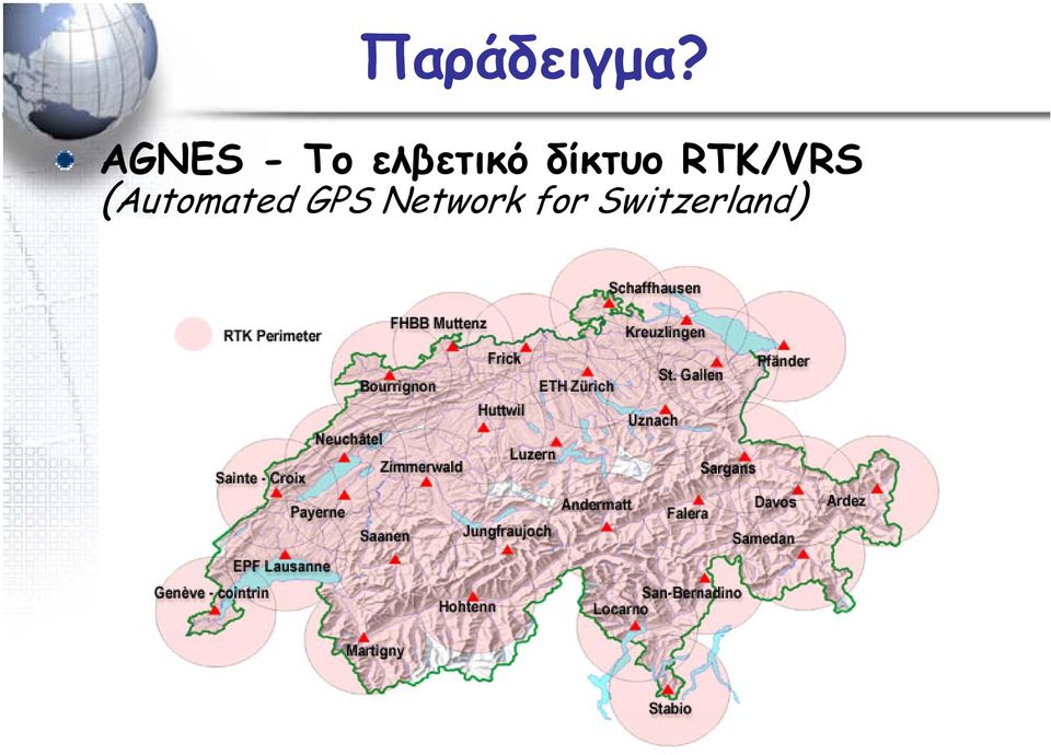 δίκτυο RTK/VRS