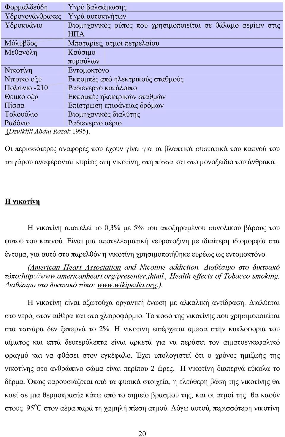 διαλύτης Ραδόνιο Ραδιενεργό αέριο (Dzulkifli Abdul Razak 1995).