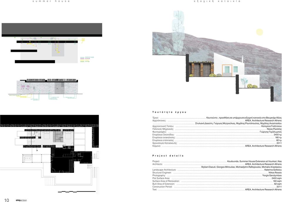 .. AREA, Architecture Research Athens... τυλιανή Δαούτη, Γιώργος Μητρούλιας, Μιχάλης Ραυτόπουλος, Μιχάλης Αναστασίου Αρχιτεκτονική Τοπίου:... Κατερίνα Γκόλτσιου Πολιτικός Μηχανικός:.