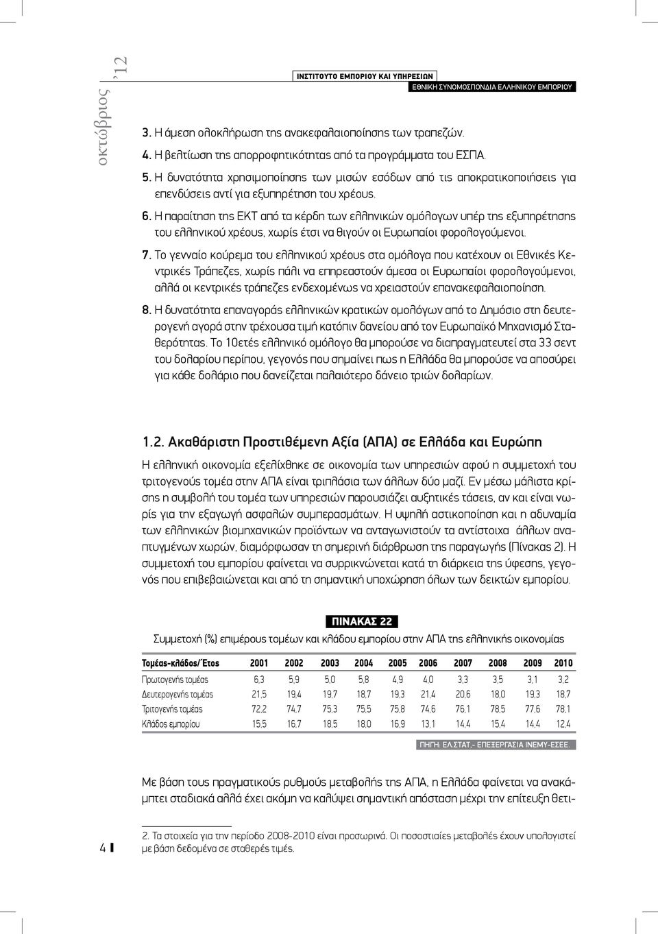 Η παραίτηση της ΕΚΤ από τα κέρδη των ελληνικών ομόλογων υπέρ της εξυπηρέτησης του ελληνικού χρέους, χωρίς έτσι να θιγούν οι Ευρωπαίοι φορολογούμενοι. 7.