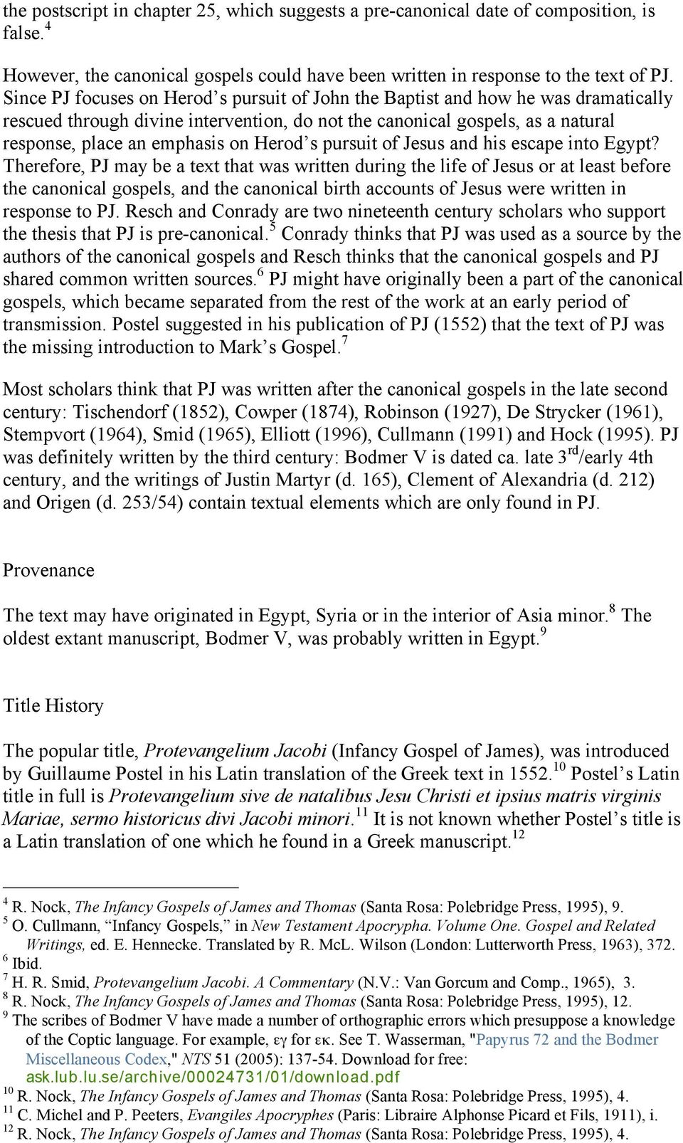 Herod s pursuit of Jesus and his escape into Egypt?