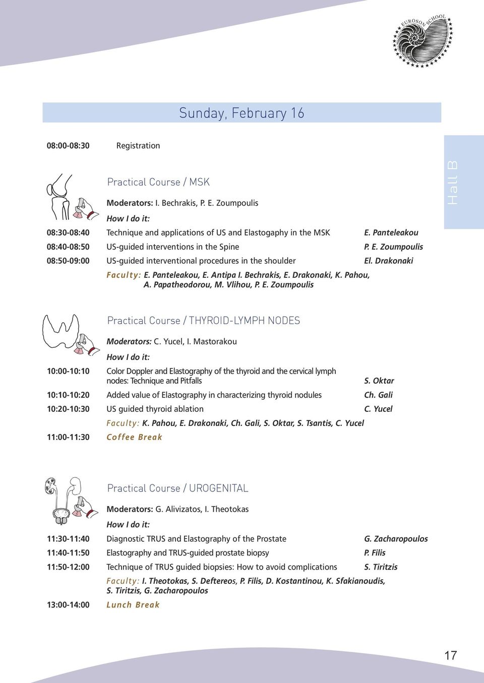 Bechrakis, E. Drakonaki, K. Pahou, A. Papatheodorou, M. Vlihou, P. E. Zoumpoulis Hall Β Practical Course / THYROID-LYMPH NODES Moderators: C. Yucel, I.