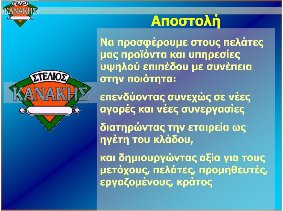 και νέες συνεργασίες διατηρώντας την εταιρεία ως ηγέτη του κλάδου, και