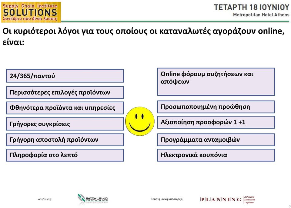 συγκρίσεις Γρήγορη αποστολή προϊόντων Πληροφορία στο λεπτό Online φόρουμ συζητήσεων και