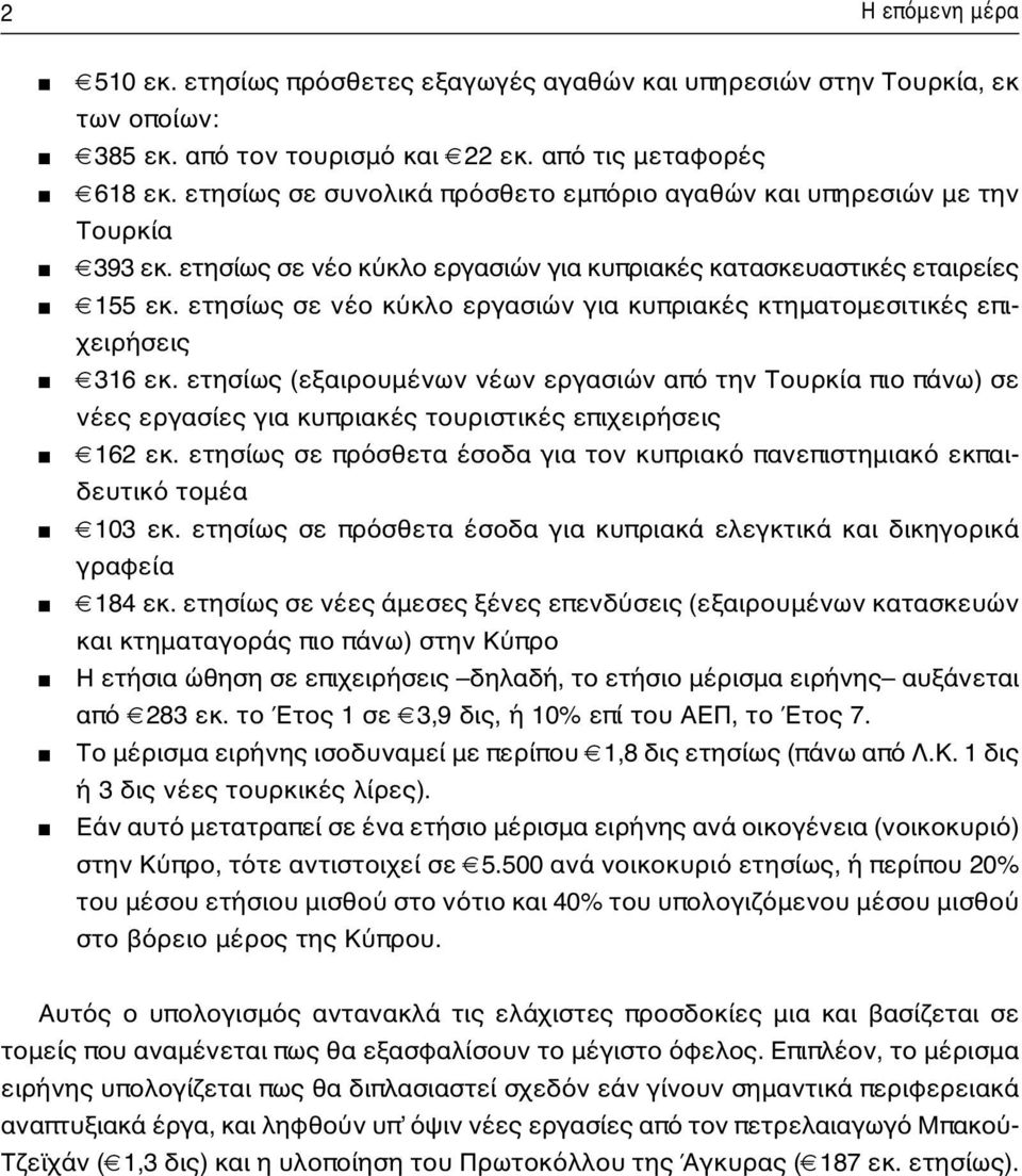 ετησίως σε νέο κύκλο εργασιών για κυπριακές κτηματομεσιτικές επιχειρήσεις 316 εκ.