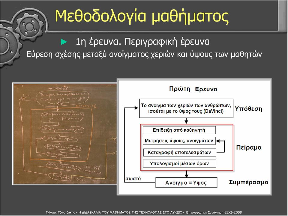 Εύρεση σχέσης μεταξύ