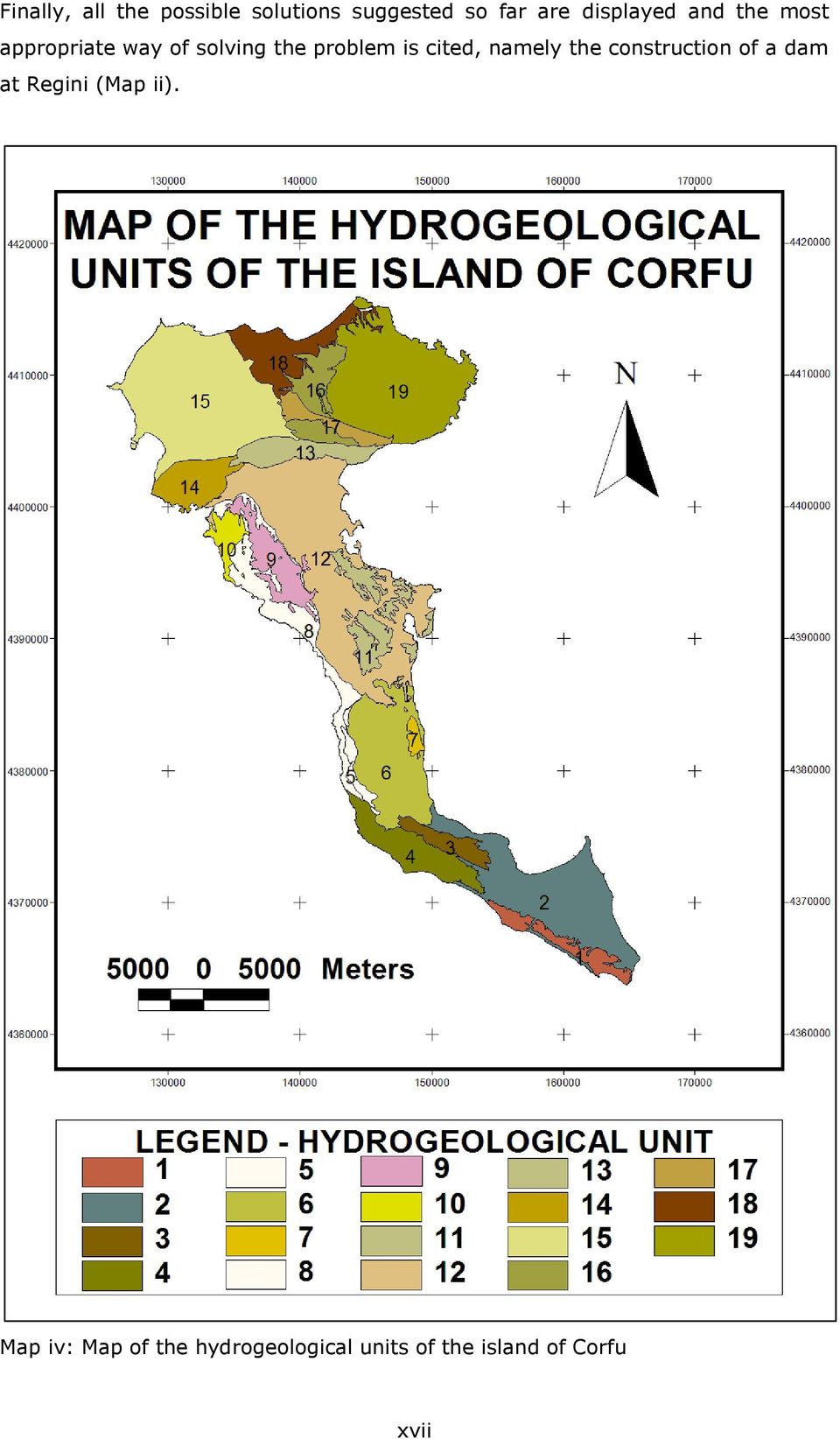 is cited, namely the construction of a dam at Regini (Map ii).