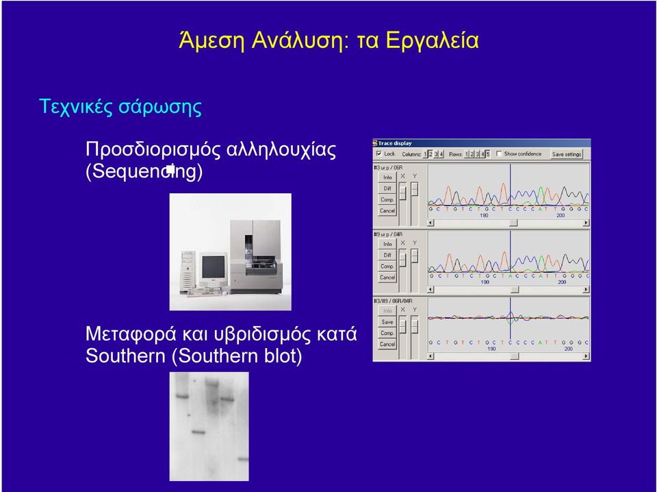 αλληλουχίας (Sequencing) Μεταφορά