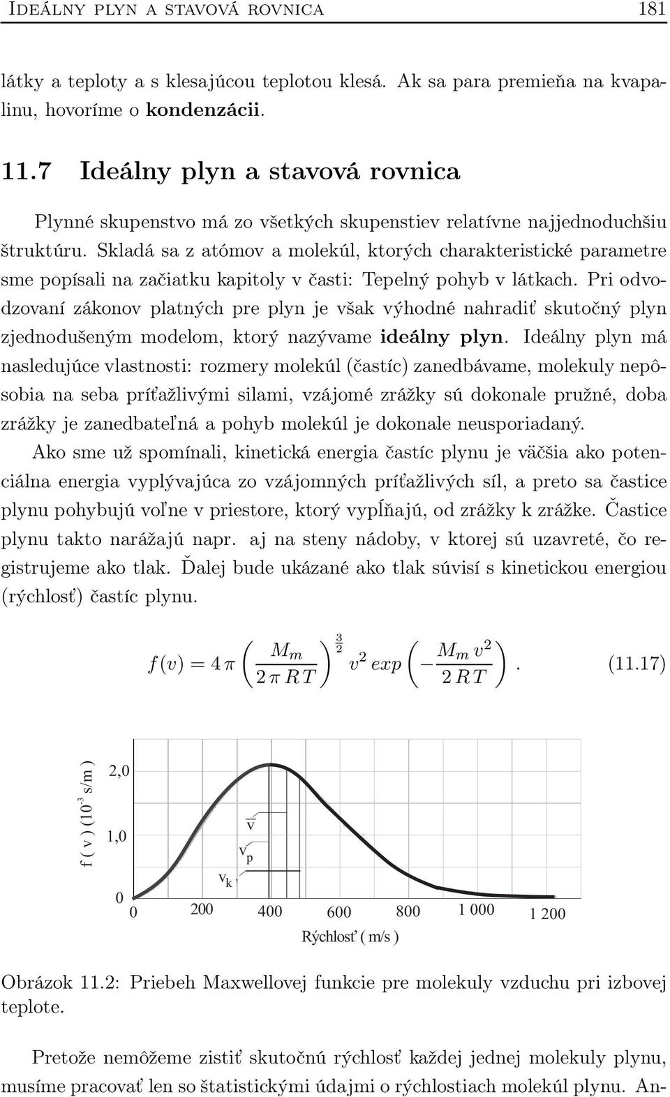 Skladá sa z atómov a molekúl, ktorých charakteristické parametre sme popísali na začiatku kapitoly v časti: Tepelný pohyb v látkach.