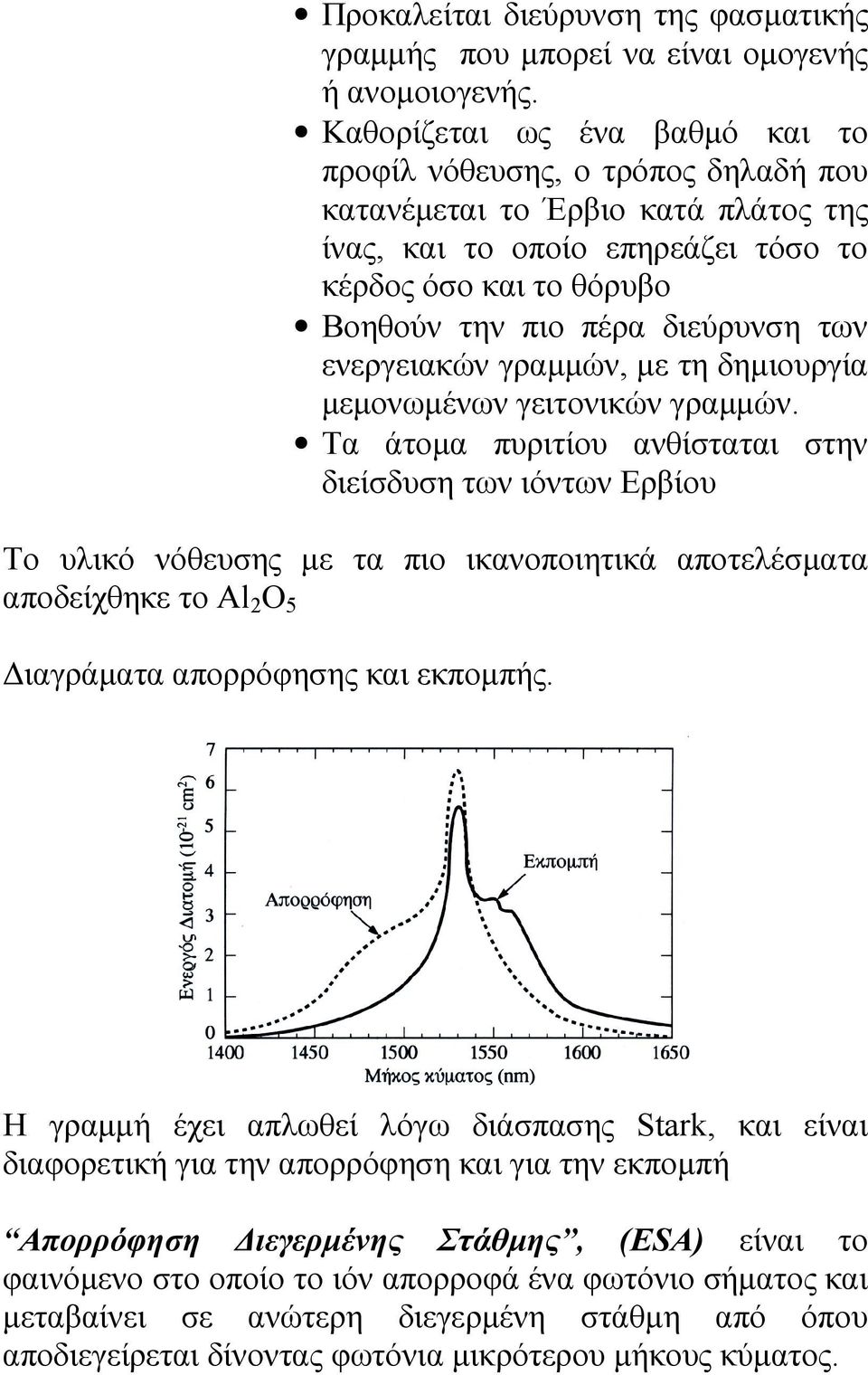 των ενεργειακών γραµµών, µε τη δηµιουργία µεµονωµένων γειτονικών γραµµών.