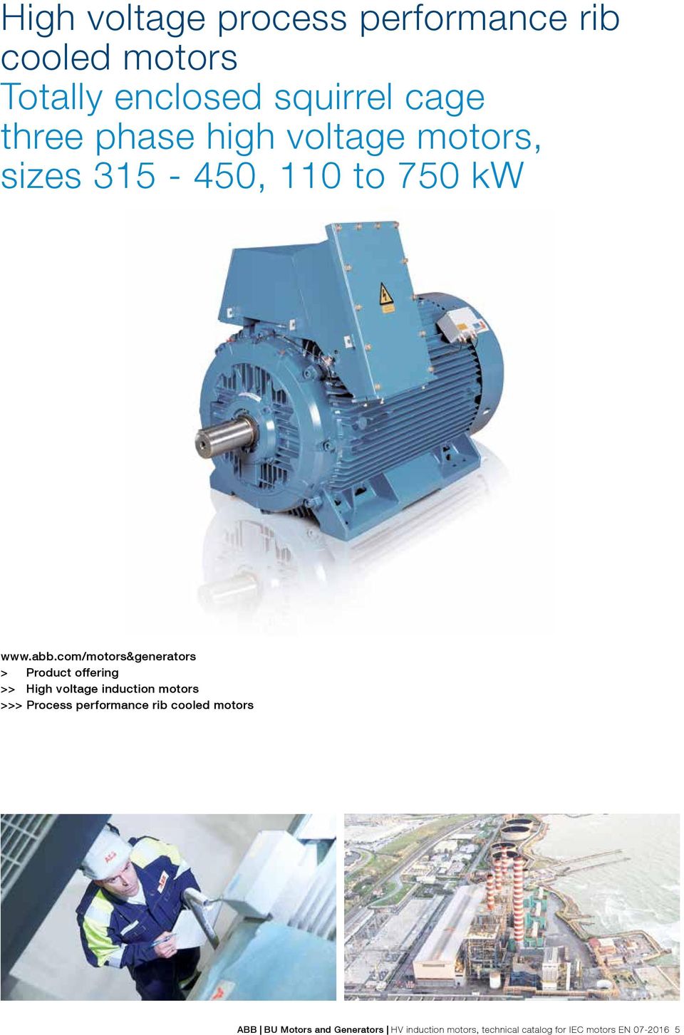 com/motors&generators > Product offering >> High voltage induction motors >>> Process