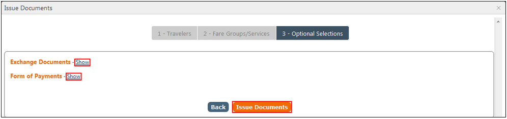 Σ ε λ. 3 Γρήγορη Έκδοση Εισιτηρίου Το παράθυρο Issue Documents ανοίγει με την επιλογή για τους επιβάτες.
