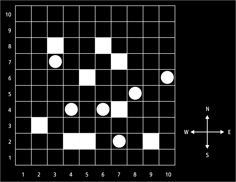 Σχήμα 1.8 Σχηματική περιγραφή των Πύργων του Ανόι Διατύπωση προβλήματος του ρομπότ: Ένα ρομπότ κινείται κατά μία θέση οριζοντίως ή καθέτως σε ένα χώρο με εμπόδια.
