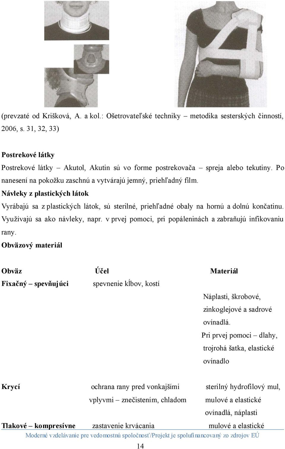 Návleky z plastických látok Vyrábajú sa z plastických látok, sú sterilné, priehľadné obaly na hornú a dolnú končatinu. Využívajú sa ako návleky, napr.