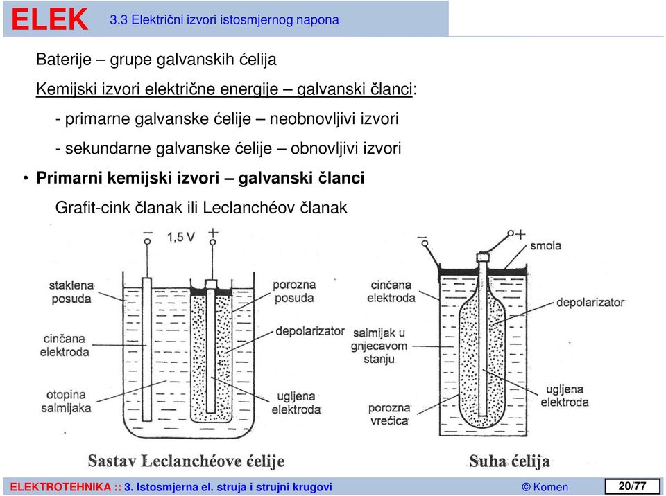 ćelije neobnovljivi izvori - sekundarne galvanske ćelije obnovljivi izvori