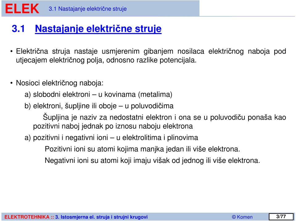 potencijala.