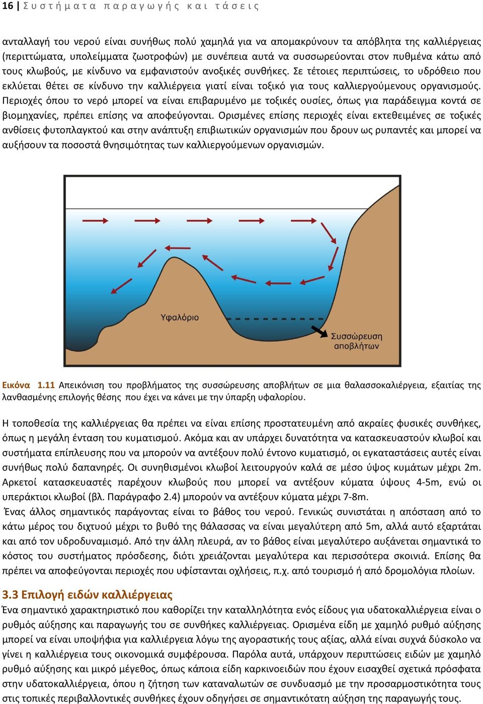 Σε τέτοιες περιπτώσεις, το υδρόθειο που εκλύεται θέτει σε κίνδυνο την καλλιέργεια γιατί είναι τοξικό για τους καλλιεργούμενους οργανισμούς.