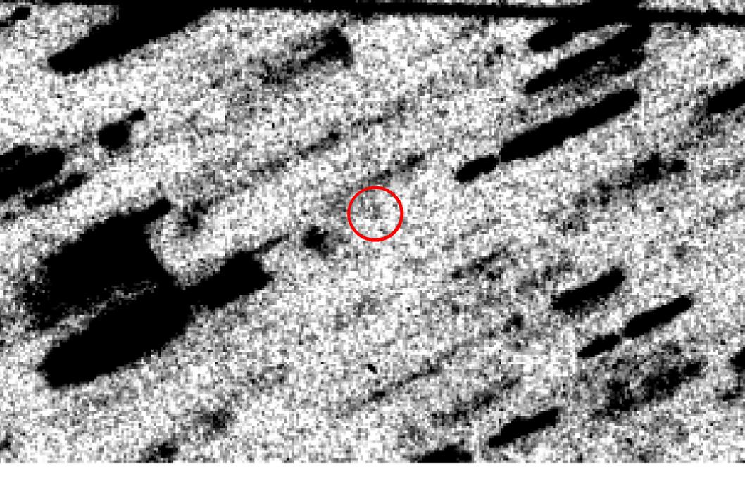 9 techniky určite detegovateľná. Halleyova kométa sa tak zaradí medzi skupinu komét pozorovateľných po celom oblúku dráhy. Obr. 11 snímka Halleyovej kométy z 1.9.2003 vo vzdialenosti 28 AU. 3.