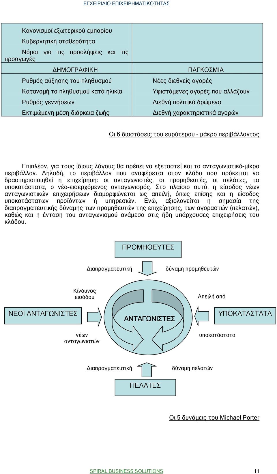 Επιπλέον, για τους ίδιους λόγους θα πρέπει να εξεταστεί και το ανταγωνιστικό-μίκρο περιβάλλον.