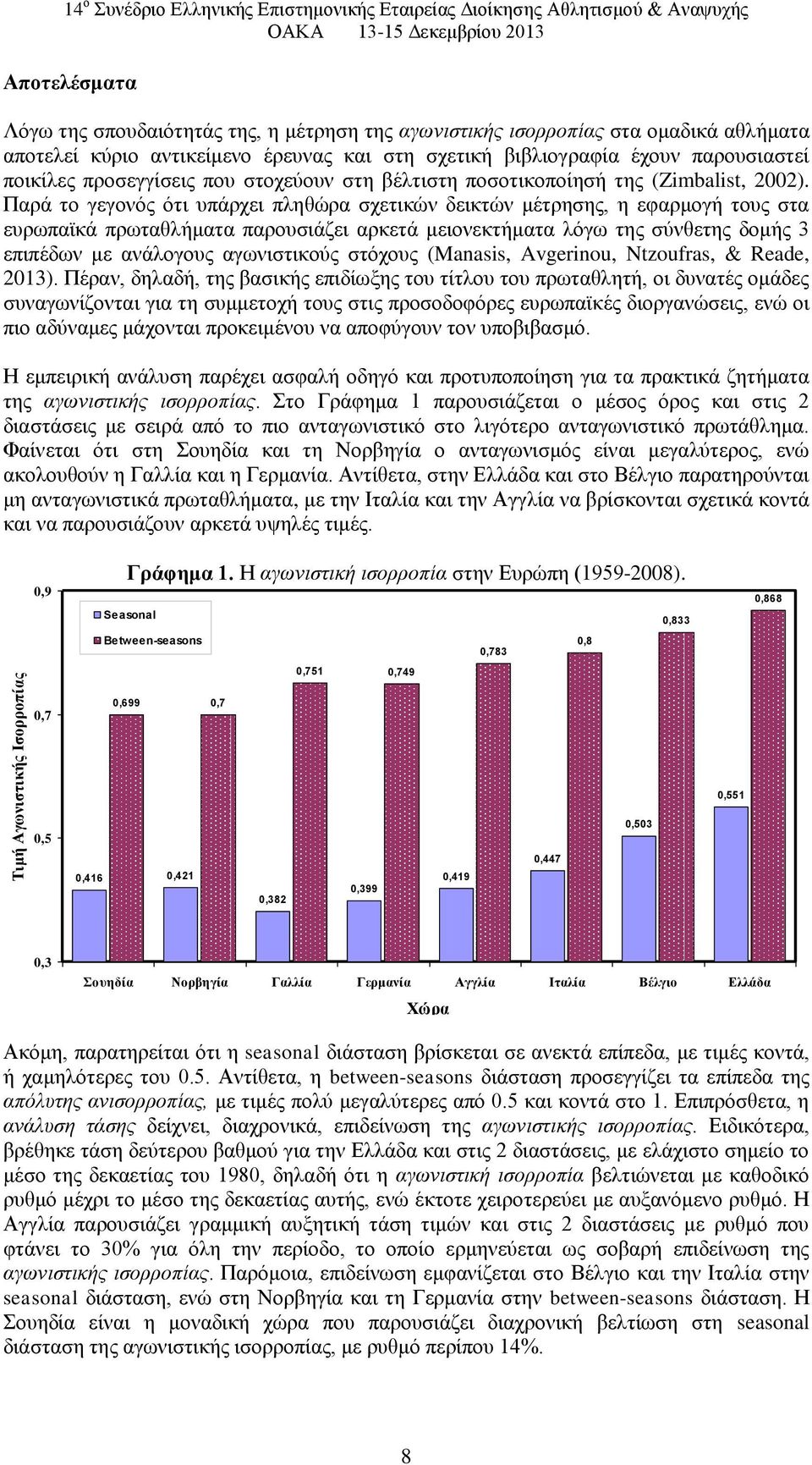 Παρά το γεγονός ότι υπάρχει πληθώρα σχετικών δεικτών μέτρησης, η εφαρμογή τους στα ευρωπαϊκά πρωταθλήματα παρουσιάζει αρκετά μειονεκτήματα λόγω της σύνθετης δομής 3 επιπέδων με ανάλογους αγωνιστικούς