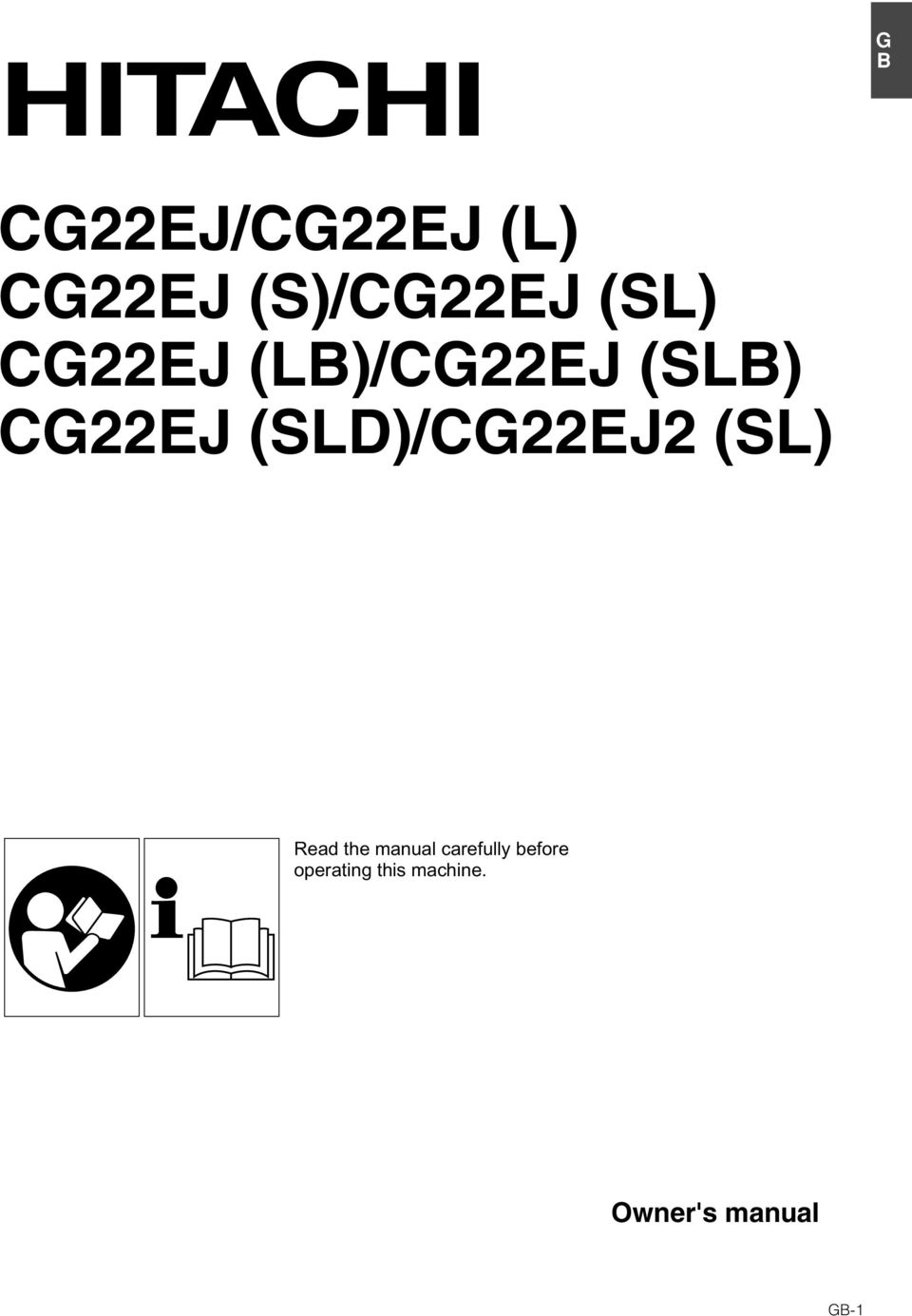 (SLD)/CG22EJ2 (SL) Read the manual