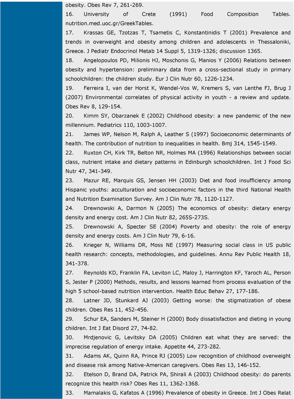 J Pediatr Endocrinol Metab 14 Suppl 5, 1319-1326; discussion 1365. 18.