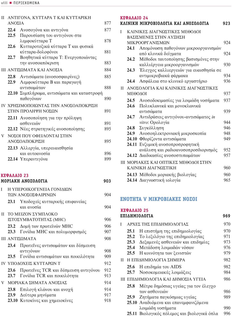 9 Λεμφοκύτταρα Β και παραγωγή αντισωμάτων 888 22.10 Συμπλήρωμα, αντισώματα και καταστροφή παθογόνων 890 ΧΡΗΣΜΟΠΟΩΝΤΑΣ ΤΗΝ ΑΝΟΣΟΑΠΟΚΡΣΗ ΣΤΗΝ ΠΡΟΛΗΨΗ ΝΟΣΩΝ 891 22.