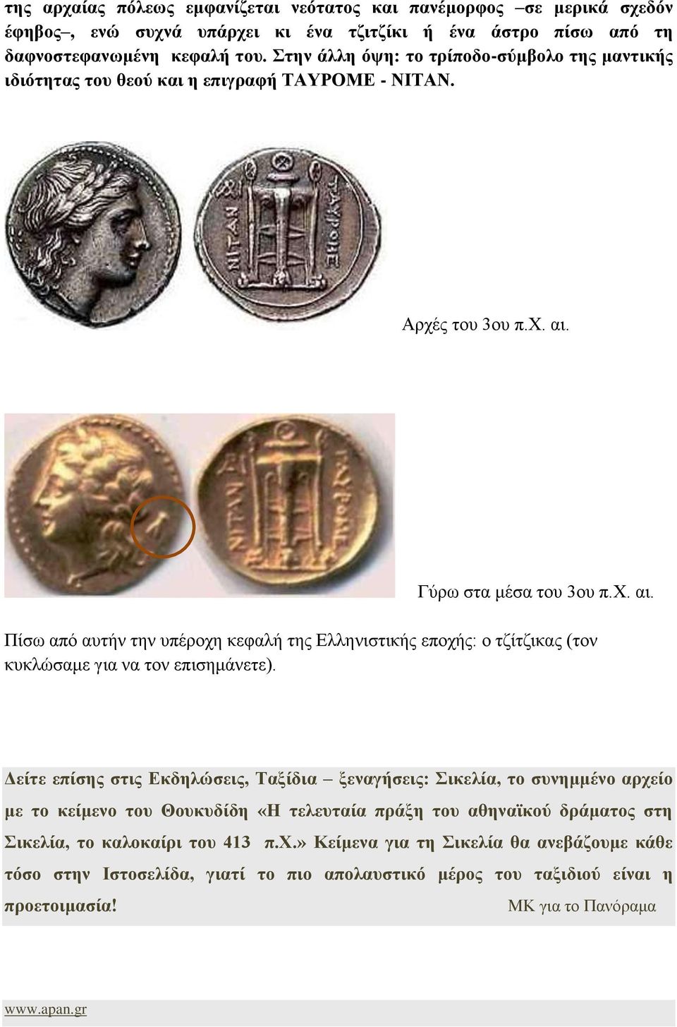 Γύρω στα μέσα του 3ου π.χ. αι. Πίσω από αυτήν την υπέροχη κεφαλή της Ελληνιστικής εποχής: ο τζίτζικας (τον κυκλώσαμε για να τον επισημάνετε).