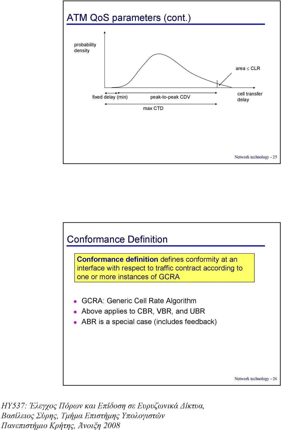 technology - 25 Conformance Definition Conformance definition defines conformity at an interface with