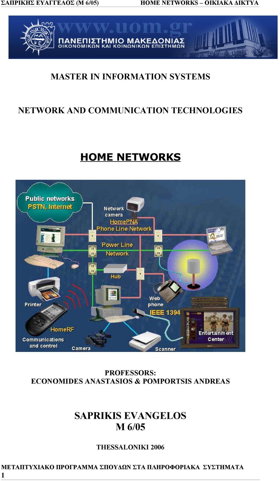 PROFESSORS: ECONOMIDES ANASTASIOS &
