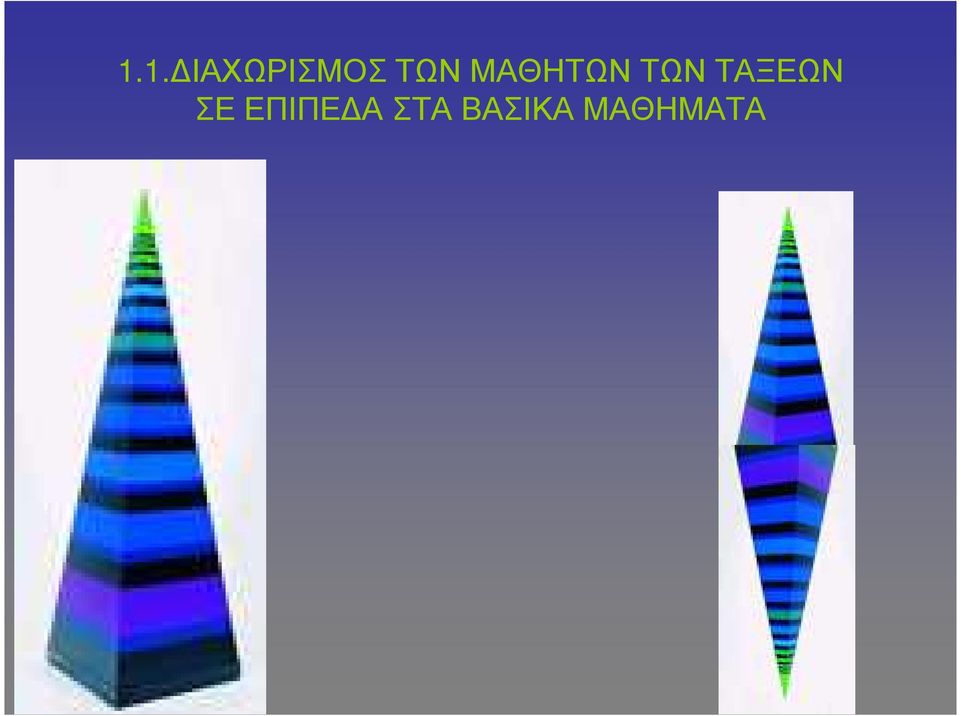 ΤΑΞΕΩΝ ΣΕ ΕΠΙΠΕ Α