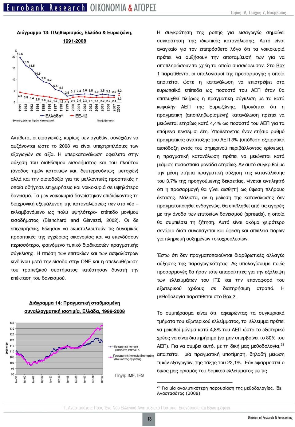 οδήγησε επιχειρήσεις και νοικοκυριά σε υψηλότερο δανεισμό.