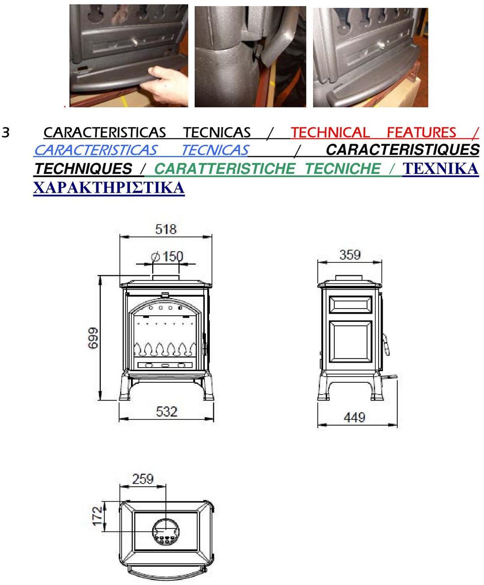 TECNICAS / CARACTERISTIQUES TECHNIQUES