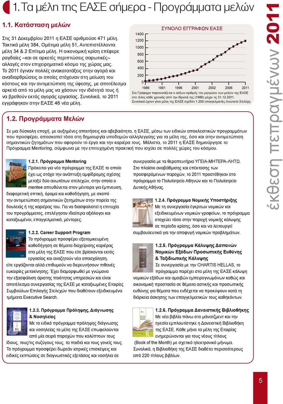 Το 2011 έγιναν πολλές ανακατατάξεις στην αγορά και αναδιαρθρώσεις οι οποίες στόχευαν στη μείωση του κόστους και την αντιμετώπιση της ύφεσης, με αποτέλεσμα αρκετά από τα μέλη μας να χάσουν την