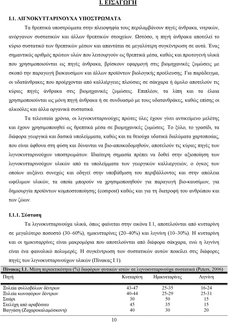 Ένας σημαντικός αριθμός πρώτων υλών που λειτουργούν ως θρεπτικά μέσα, καθώς και πρωτογενή υλικά που χρησιμοποιούνται ως πηγές άνθρακα, βρίσκουν εφαρμογή στις βιομηχανικές ζυμώσεις με σκοπό την