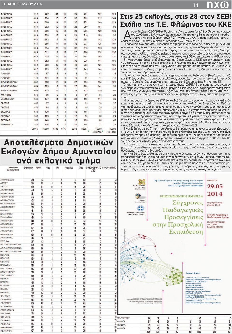 Η παρουσία των δύο στη Συνέλευση των βιομηχάνων, τόσο σε επίπεδο συμβολισμού, όσο και ουσίας, δίνει το περίγραμμα της επόμενης μέρας των εκλογών.