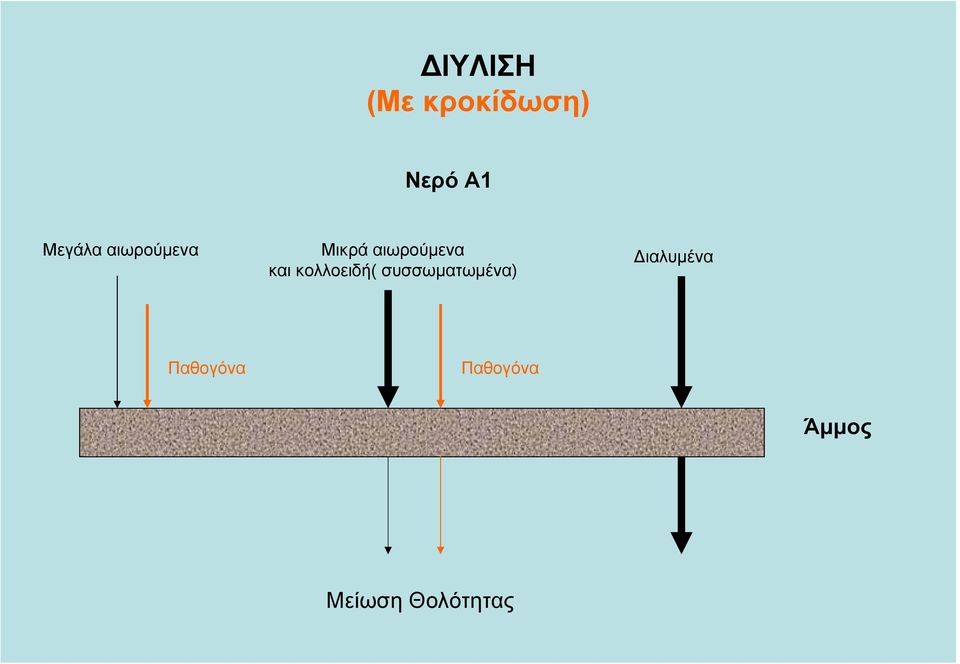 και κολλοειδή( συσσωµατωµένα)