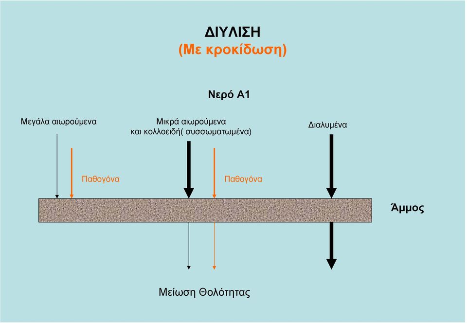 και κολλοειδή( συσσωµατωµένα)